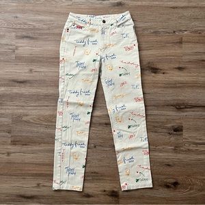 Teddy Fresh Logo Jeans Pants, Size 24 🐻